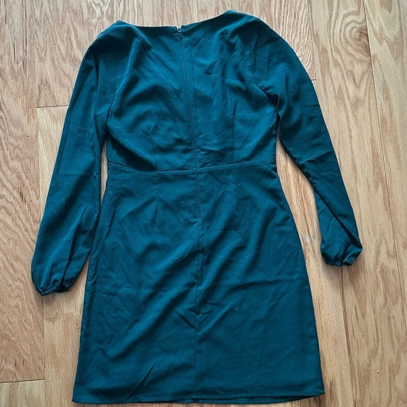 Abercrombie & Fitch Long-Sleeve Strappy Halter Mini Dress Small - Picture 3 of 3